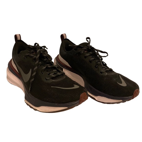 Nike ZoomX Invincible Run FK 3 Womens Running Shoes Black Burgundy DR2660-001 - Picture 2 of 8